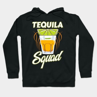 Cute & Funny Tequila Squad Margarita Drinking Hoodie